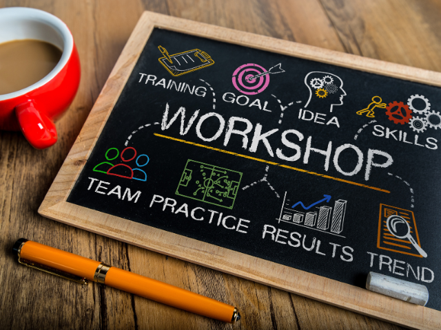 ワークショップ看板