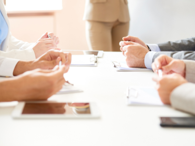 ﾐｰﾃｨﾝｸﾞ手元